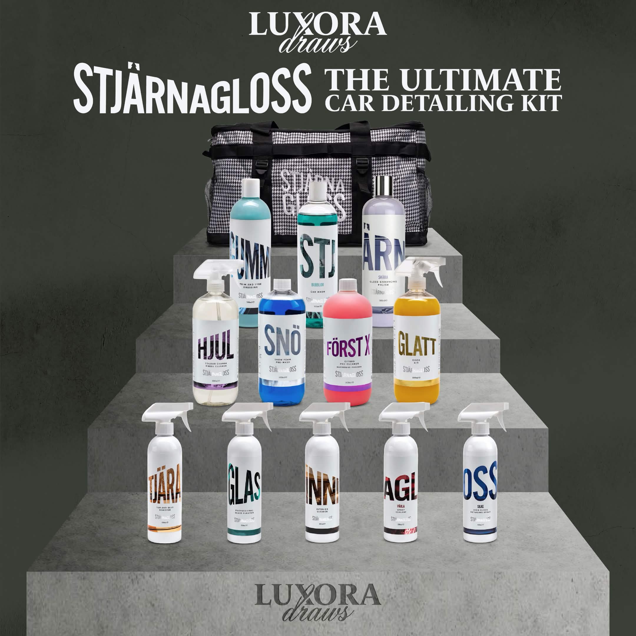 Stjarnagloss detailing kit