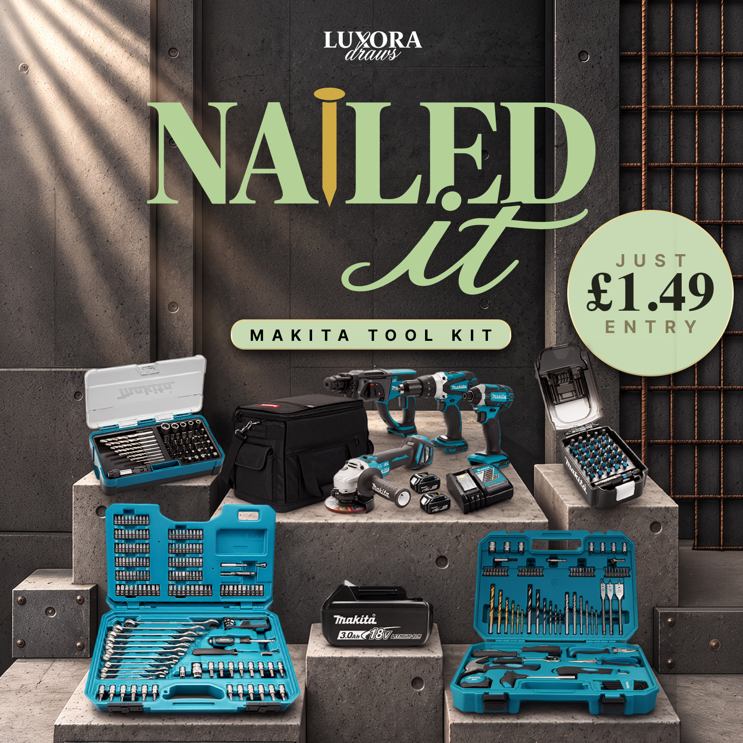 Nailed It Makita Tool Bundle